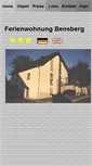 Mobile Screenshot of ferienwohnung-bensberg.de